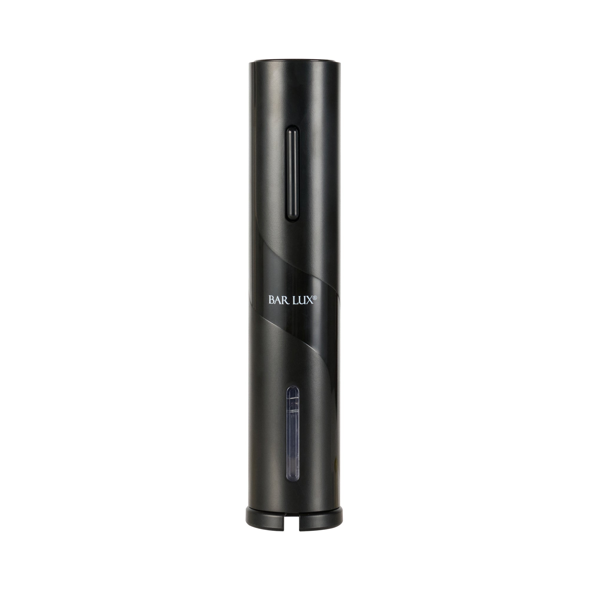 Bar Lux Black Electric Wine Opener - Battery-Operated, with Wine Foil Cutter - 1 count box