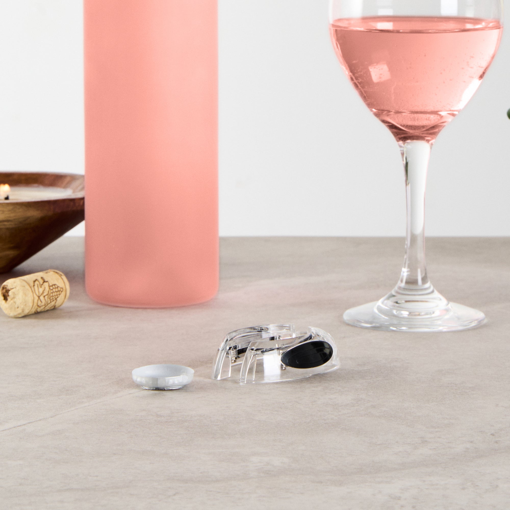 Bar Lux Clear Plastic Wine Foil Cutter - 1 count box