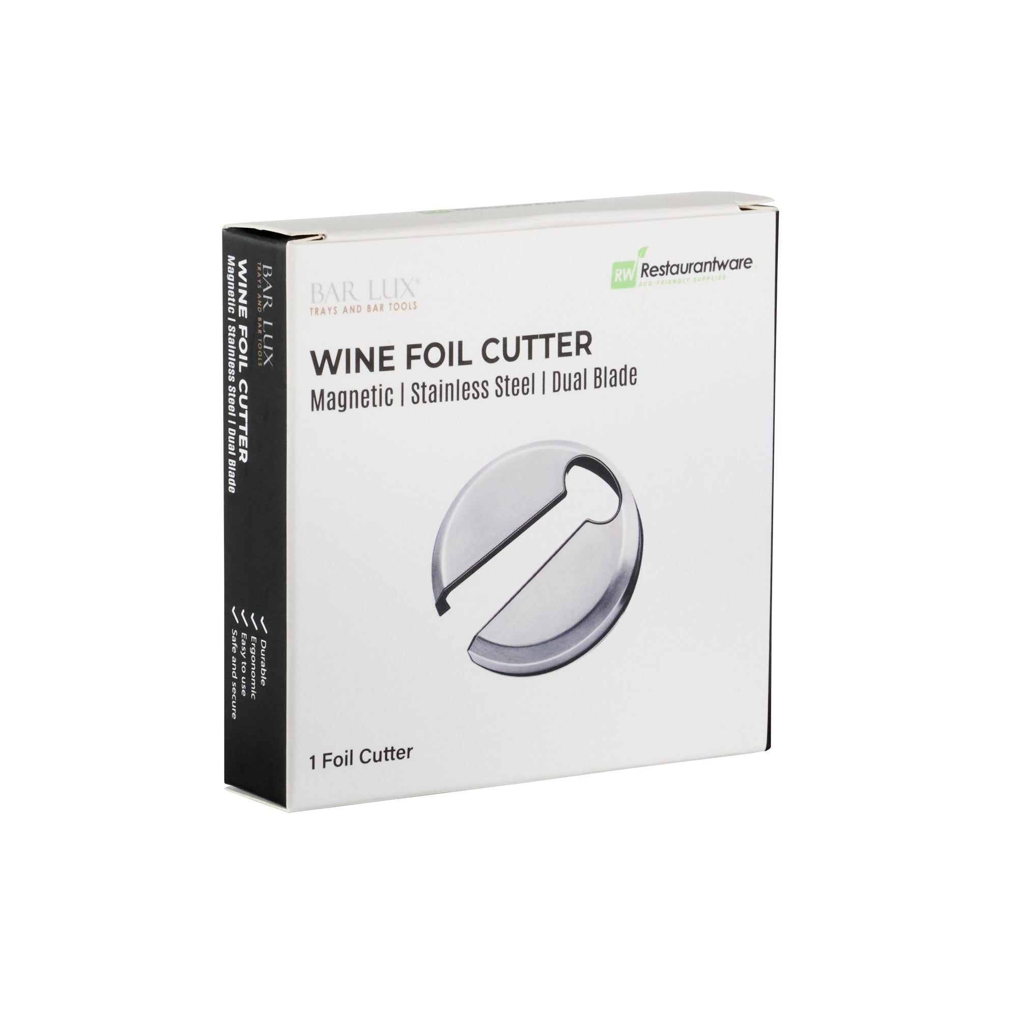 Bar Lux Stainless Steel Wine Foil Cutter - Magnetic - 1 count box