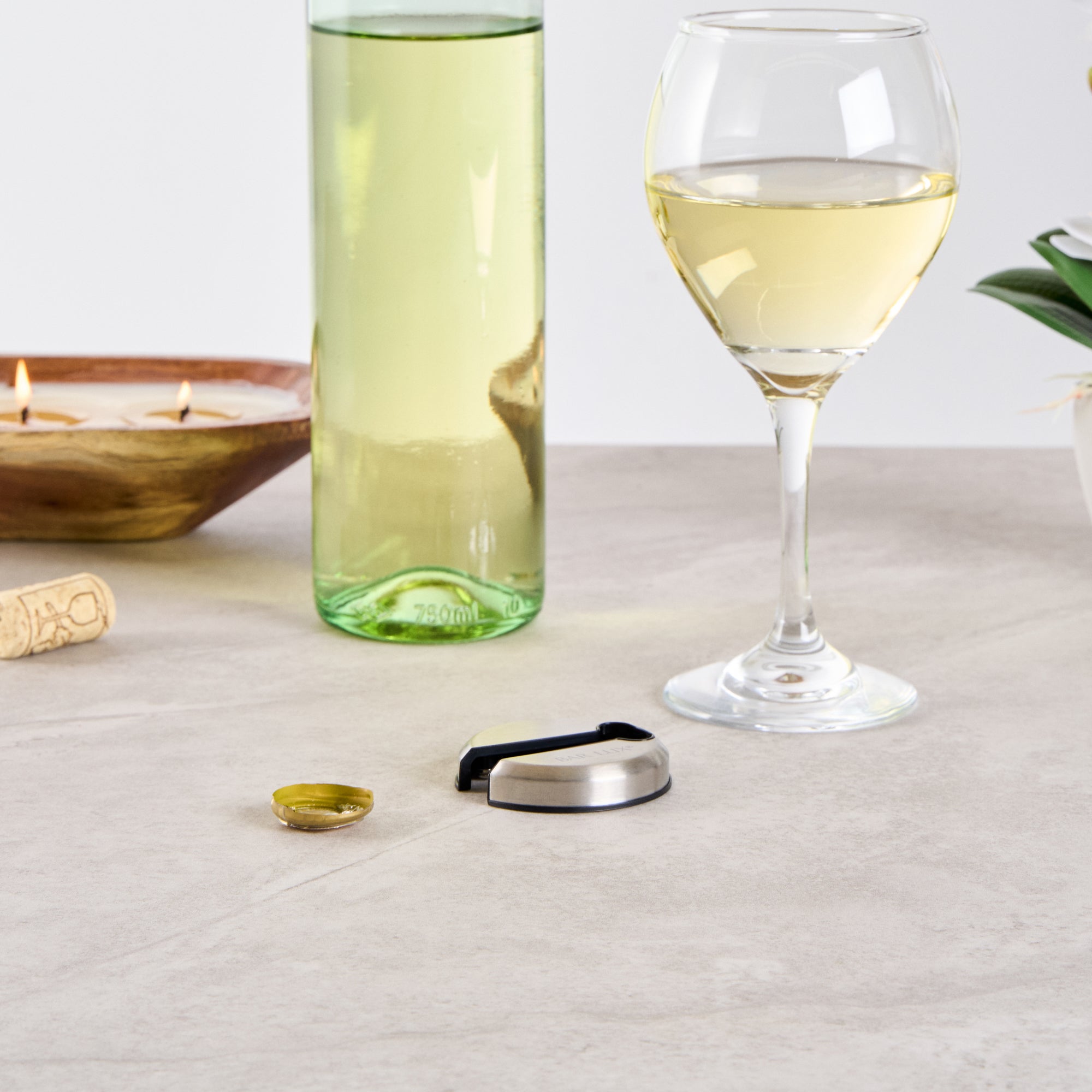 Bar Lux Stainless Steel Wine Foil Cutter - Magnetic - 1 count box