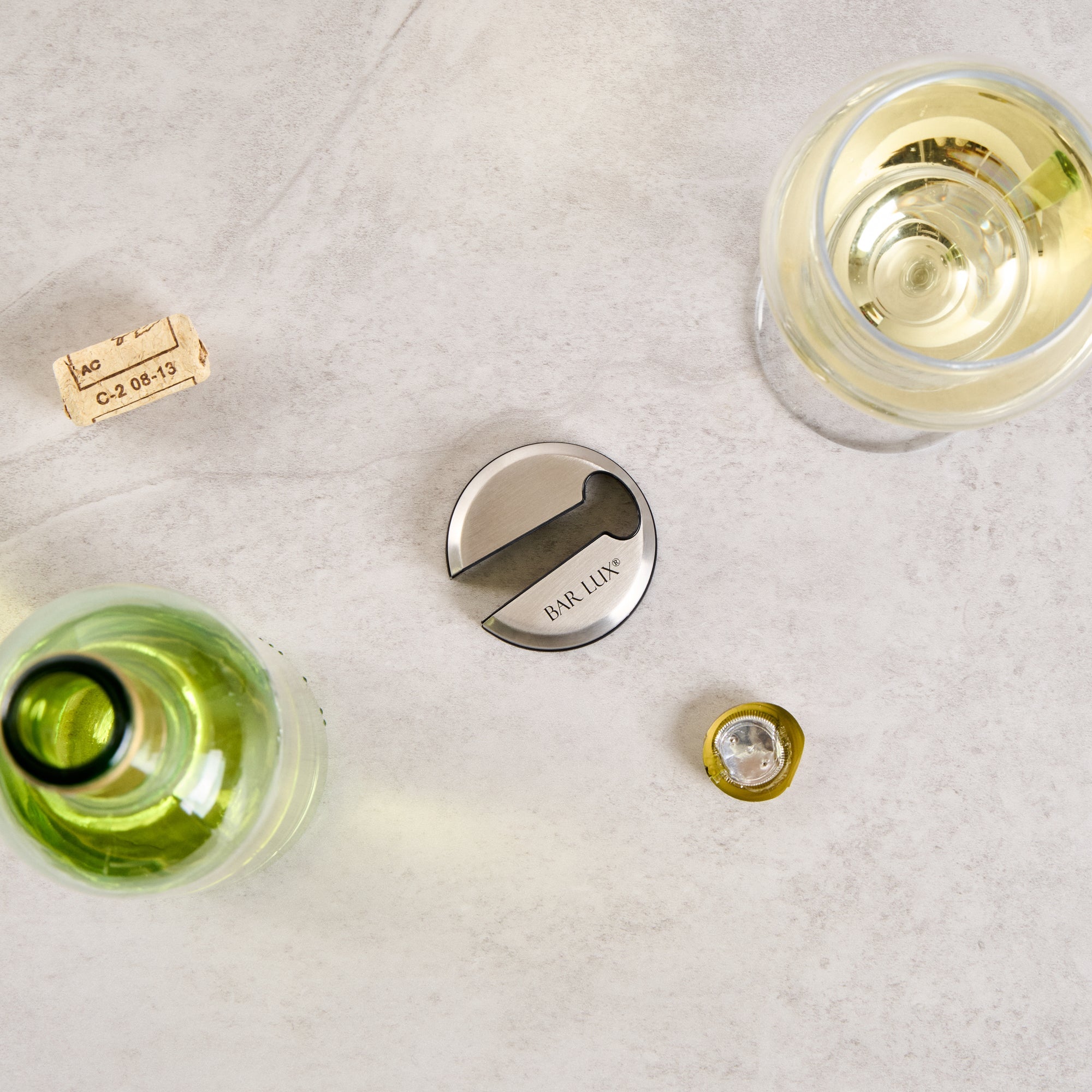 Bar Lux Stainless Steel Wine Foil Cutter - Magnetic - 1 count box