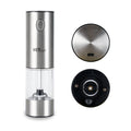 Met Lux Electric Salt or Pepper Grinder - Rechargeable, with LED Light - 2'' x 2'' x 7 1/2'' - 1 count box