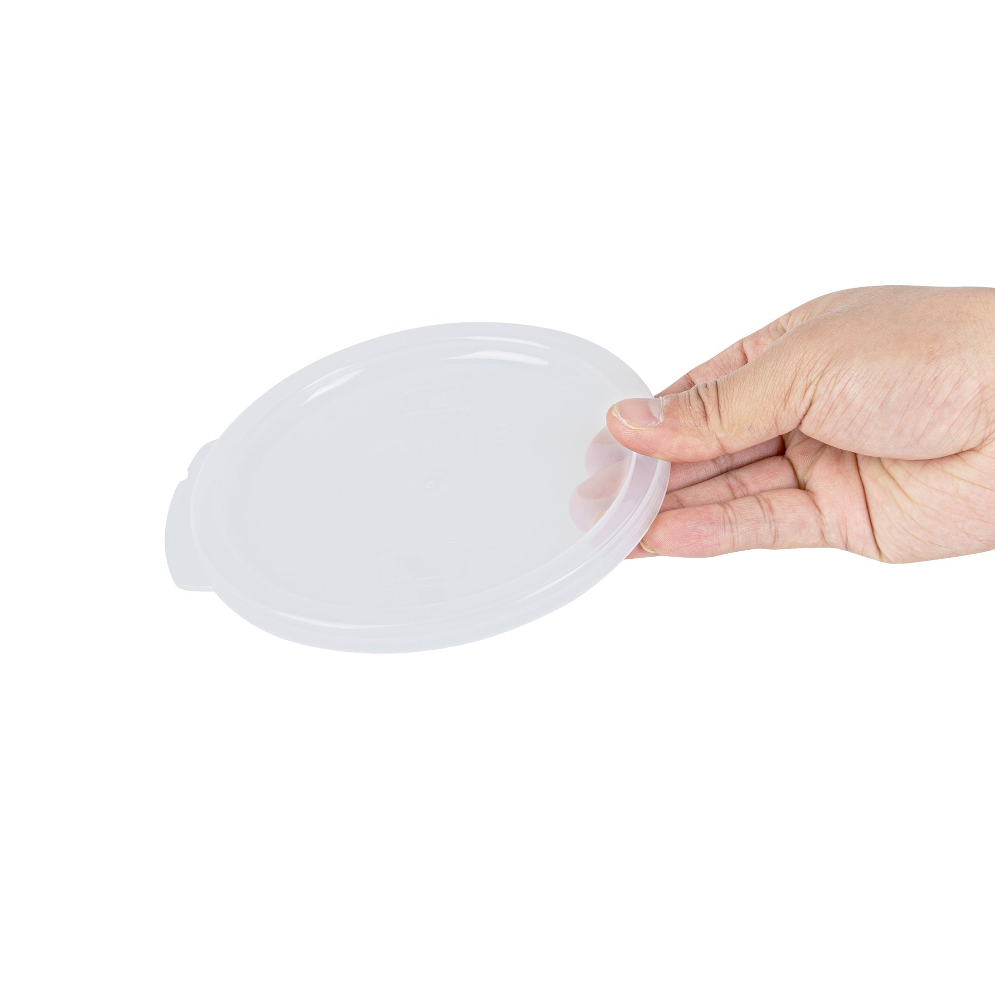 Met Lux Round Translucent Plastic Food Storage Container Lid - Fits 1 qt - 1 count box