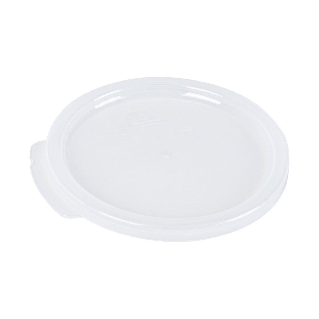 Met Lux Round Translucent Plastic Food Storage Container Lid - Fits 1 qt - 10 count box