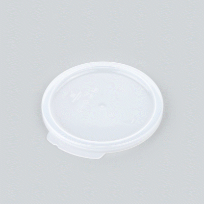 Met Lux Round Translucent Plastic Food Storage Container Lid - Fits 1 qt - 10 count box