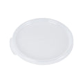 Met Lux Round Translucent Plastic Food Storage Container Lid - Fits 2 and 4 qt - 1 count box