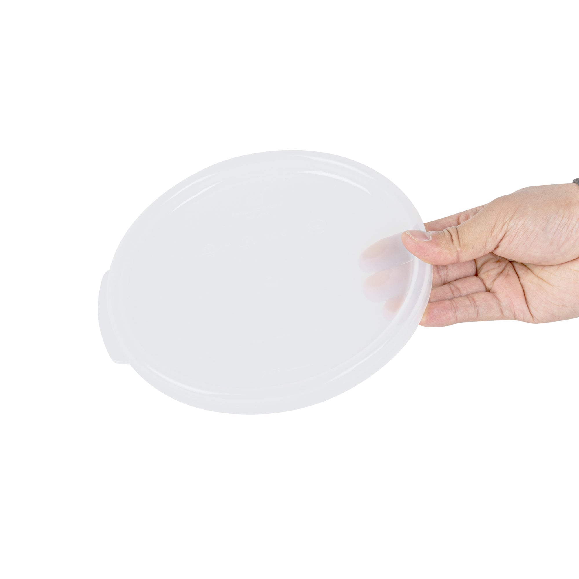 Met Lux Round Translucent Plastic Food Storage Container Lid - Fits 2 and 4 qt - 1 count box