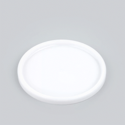 Met Lux Round White Plastic Food Storage Container Lid - Fits 2 and 4 qt - 1 count box