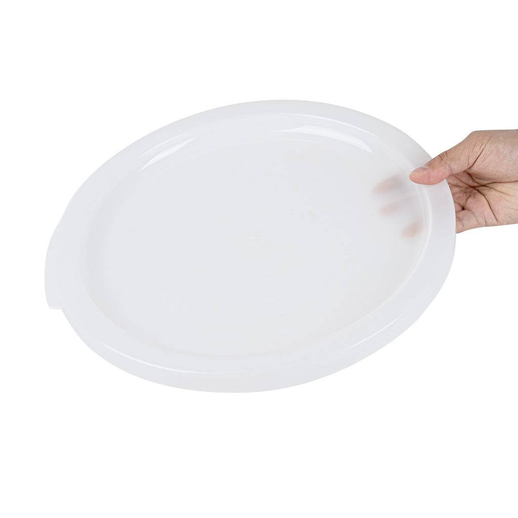 Met Lux Round Translucent Plastic Food Storage Container Lid - Fits 12, 18 and 22 qt - 1 count box
