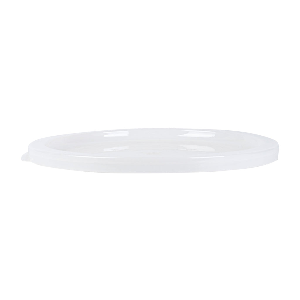 Met Lux Round Translucent Plastic Food Storage Container Lid - Fits 12, 18 and 22 qt - 1 count box