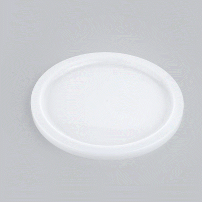 Met Lux Round Translucent Plastic Food Storage Container Lid - Fits 12, 18 and 22 qt - 10 count box