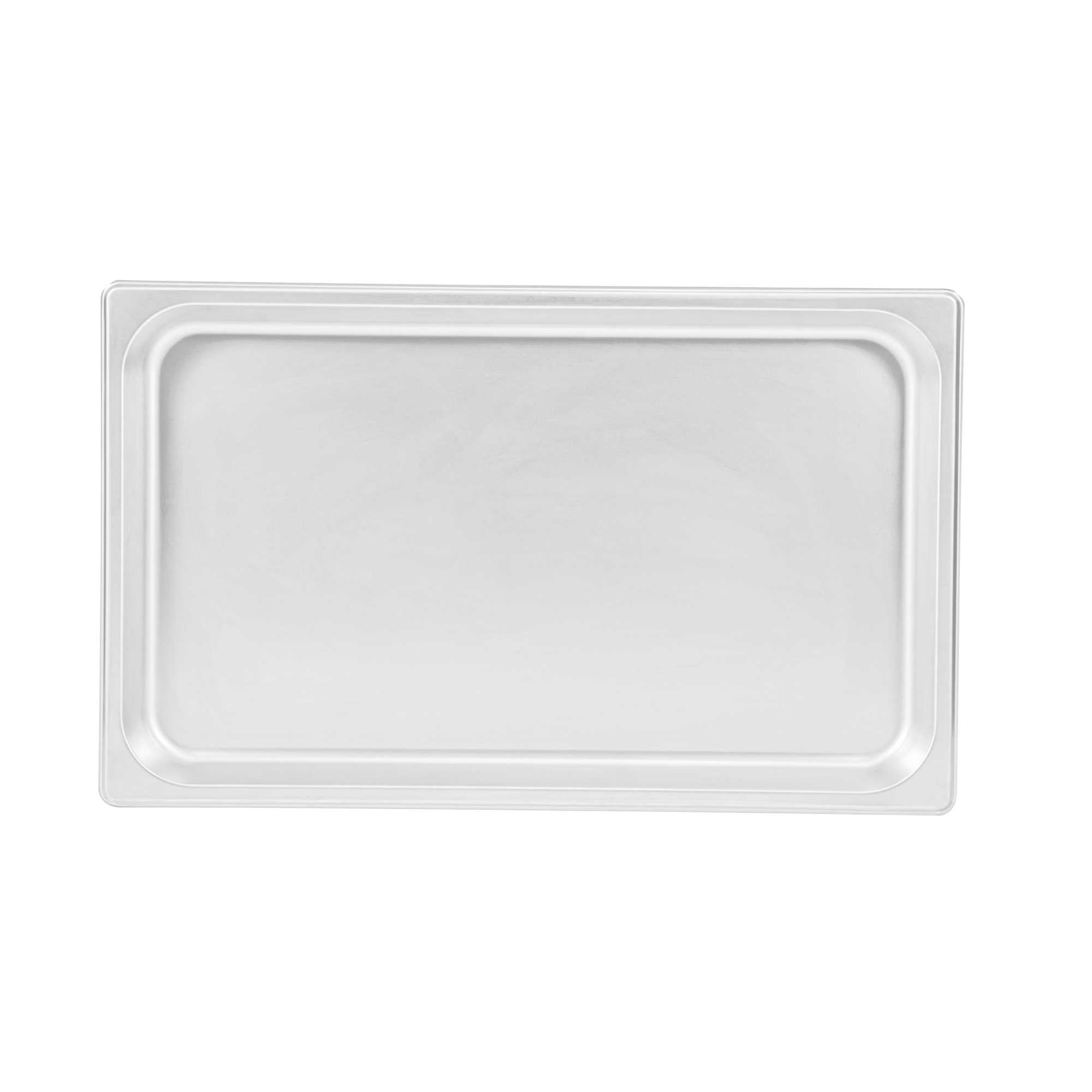 Kitchen Tek Stainless Steel Full Size Steam Table Pan - 1 1/4 Inch Deep, Anti Jam, 24 Gauge - 1 count box