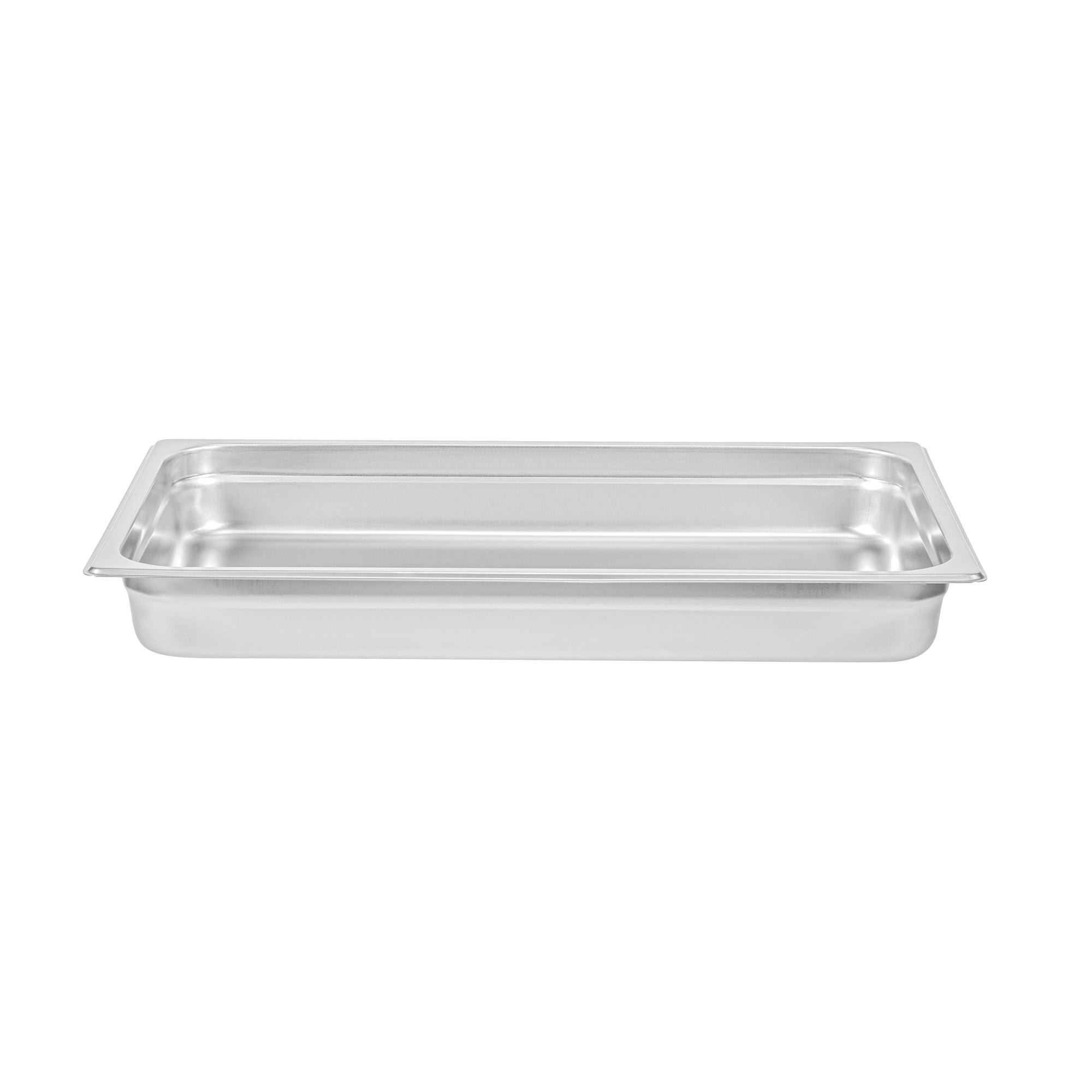 Kitchen Tek Stainless Steel Full Size Steam Table Pan - 2 1/2 Inch Deep, Anti Jam, 24 Gauge - 6 count box