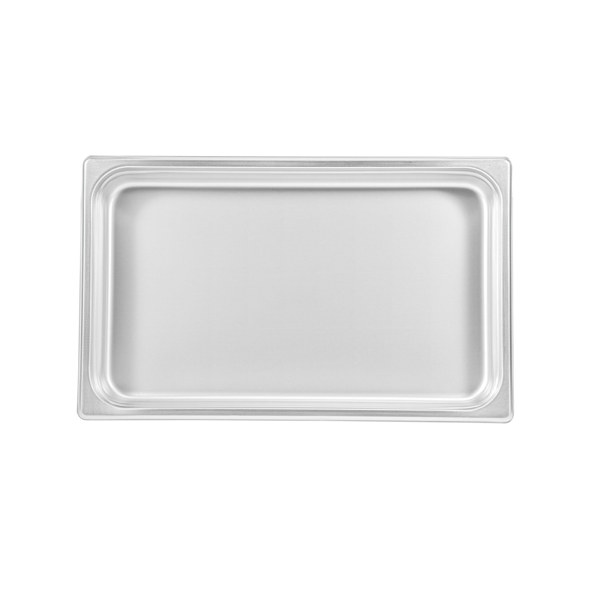 Kitchen Tek Stainless Steel Full Size Steam Table Pan - 2 1/2 Inch Deep, Anti Jam, 24 Gauge - 6 count box