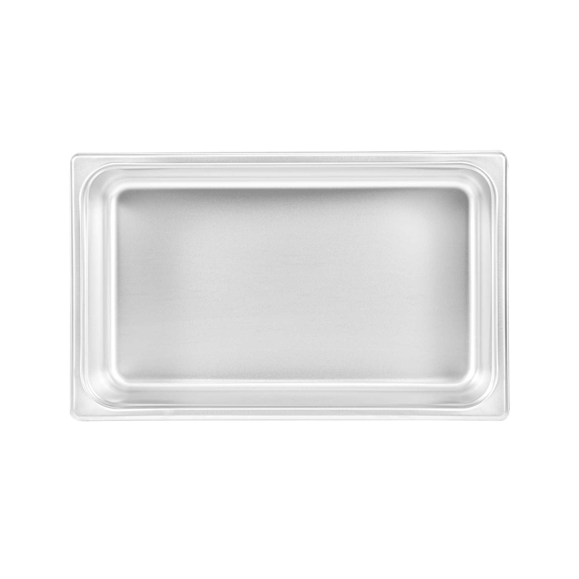 Kitchen Tek Stainless Steel Full Size Steam Table Pan - 6 Inch Deep, Anti Jam, 24 Gauge - 1 count box