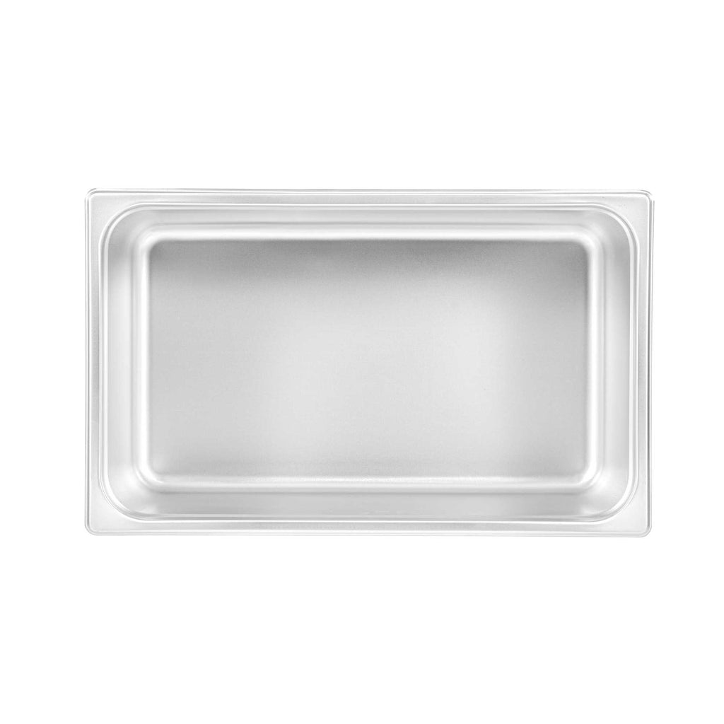 Kitchen Tek Stainless Steel Full Size Steam Table Pan - 8 Inch Deep, Anti Jam, 24 Gauge - 1 count box