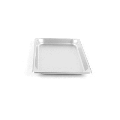 Kitchen Tek Stainless Steel 1/2 Size Steam Table Pan - 1 1/4 Inch Deep, Anti Jam, 24 Gauge - 1 count box
