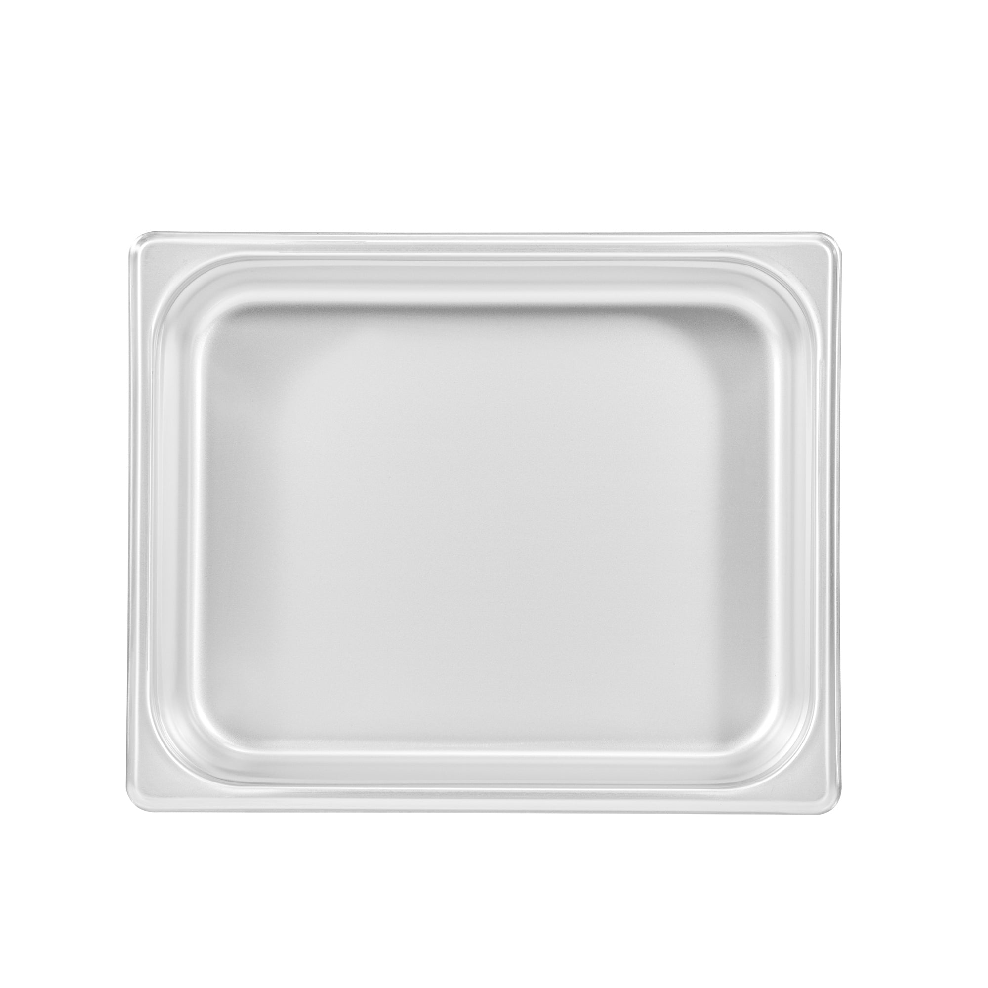 Kitchen Tek Stainless Steel 1/2 Size Steam Table Pan - 2 1/2 Inch Deep, Anti Jam, 24 Gauge - 12 count box