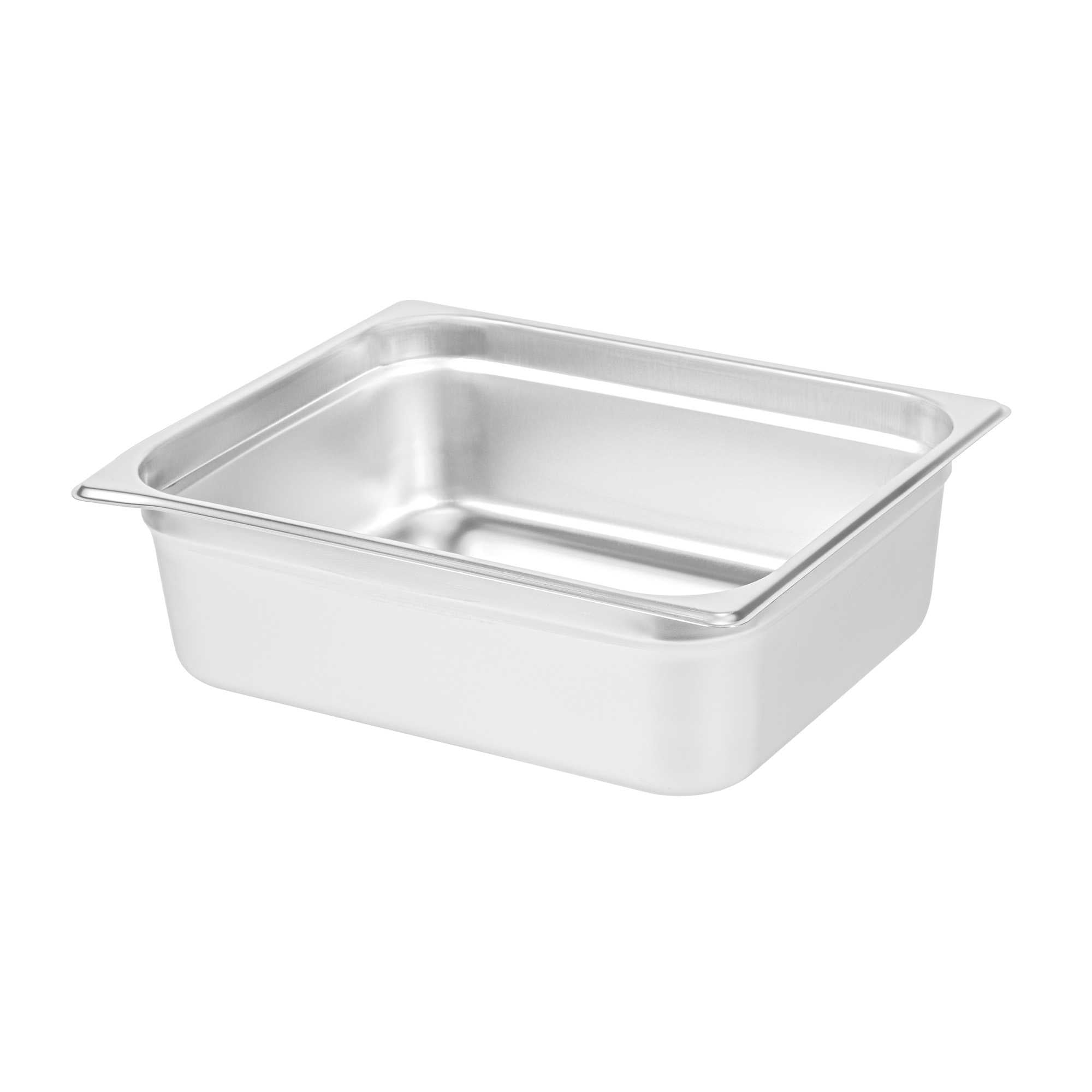 Kitchen Tek Stainless Steel 1/2 Size Steam Table Pan - 4 Inch Deep, Anti Jam, 24 Gauge - 1 count box