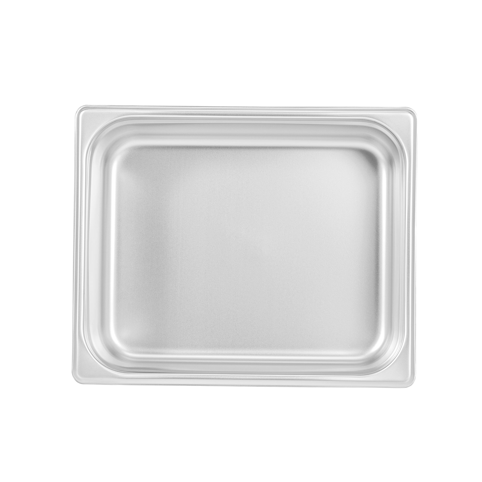 Kitchen Tek Stainless Steel 1/2 Size Steam Table Pan - 4 Inch Deep, Anti Jam, 24 Gauge - 6 count box