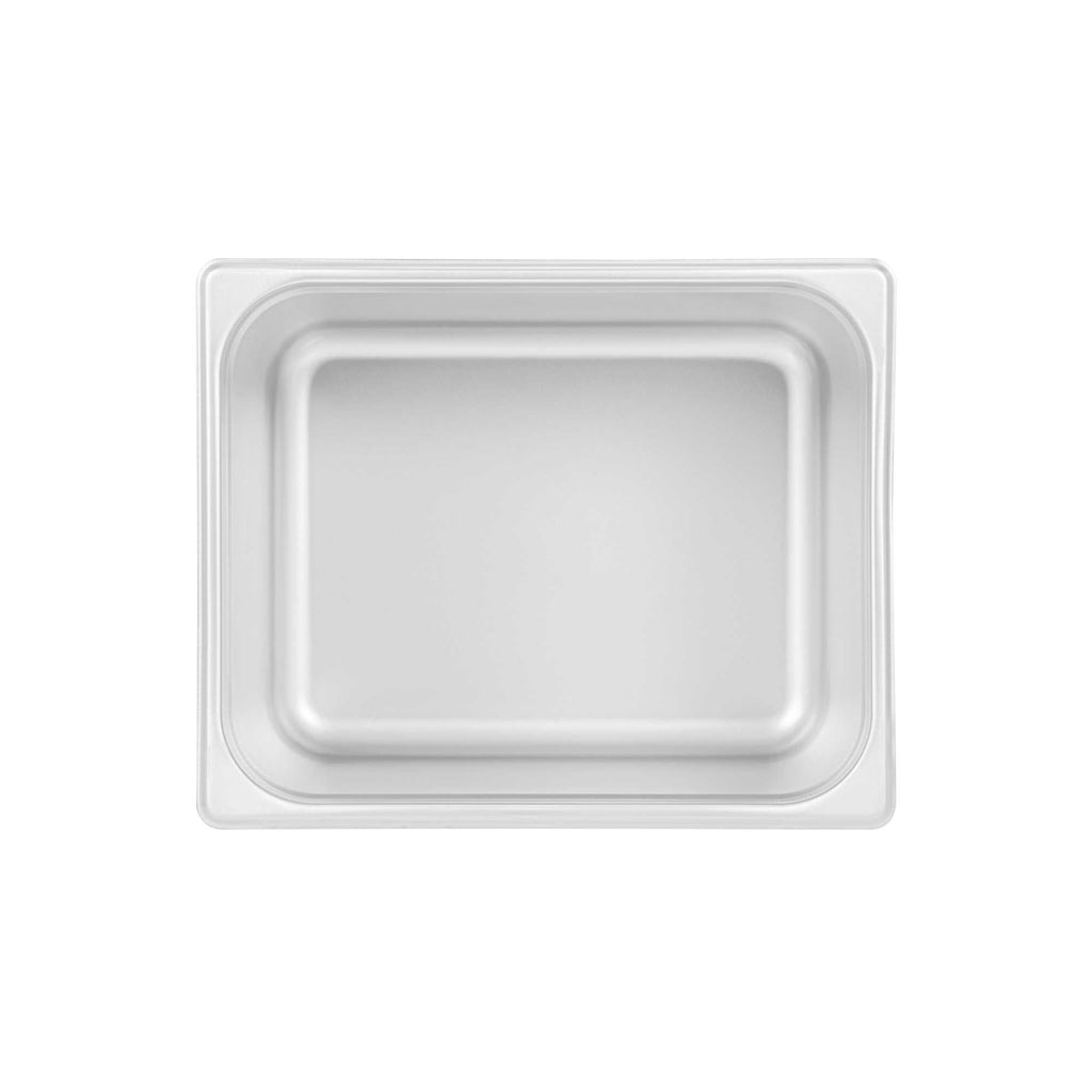 Kitchen Tek Stainless Steel 1/2 Size Steam Table Pan - 8 Inch Deep, Anti Jam, 24 Gauge - 1 count box