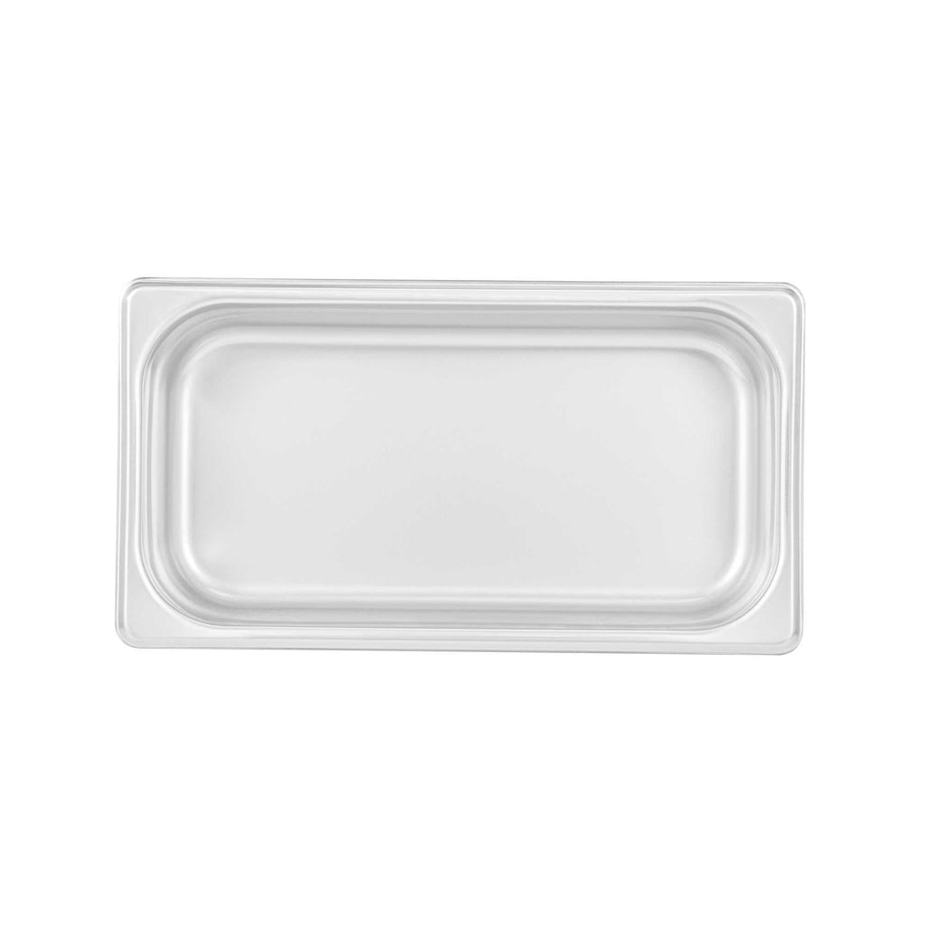 Kitchen Tek Stainless Steel 1/3 Size Steam Table Pan - 2 1/2 Inch Deep, Anti Jam, 24 Gauge - 1 count box