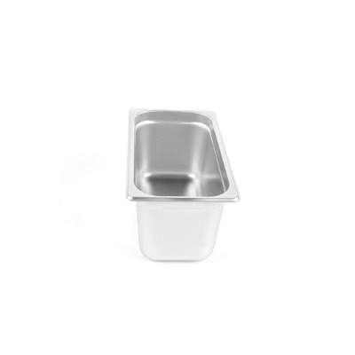 Kitchen Tek Stainless Steel 1/3 Size Steam Table Pan - 6 Inch Deep, Anti Jam, 24 Gauge - 1 count box
