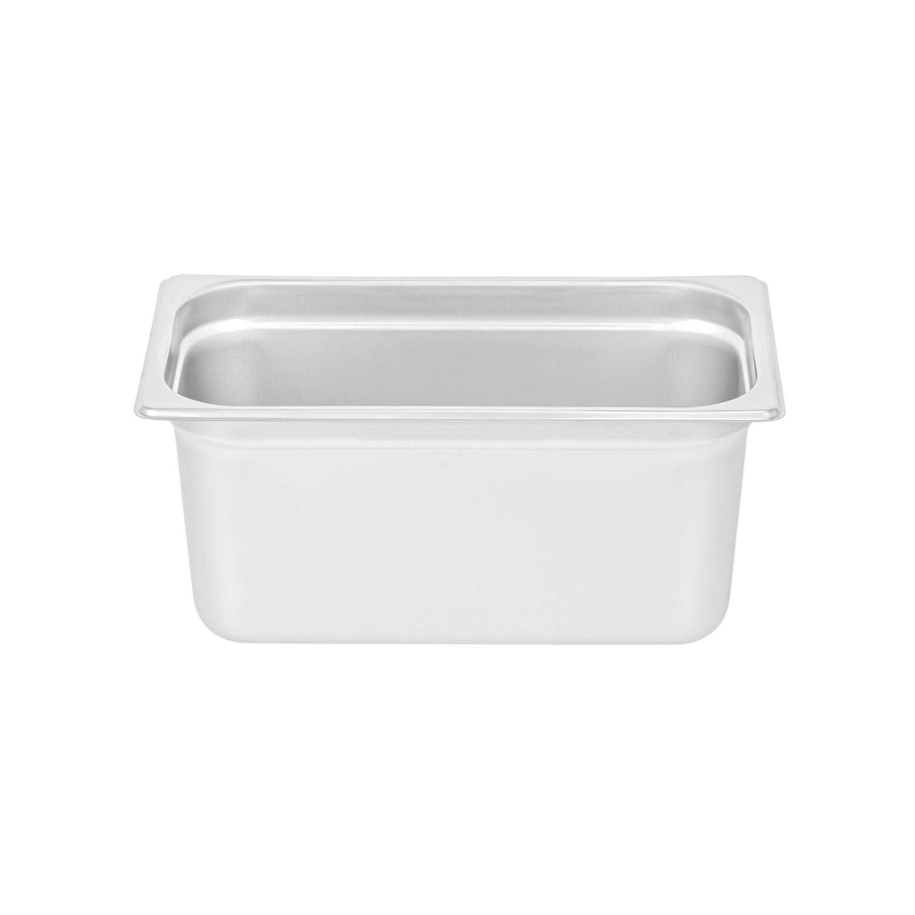 Kitchen Tek Stainless Steel 1/3 Size Steam Table Pan - 6 Inch Deep, Anti Jam, 24 Gauge - 1 count box