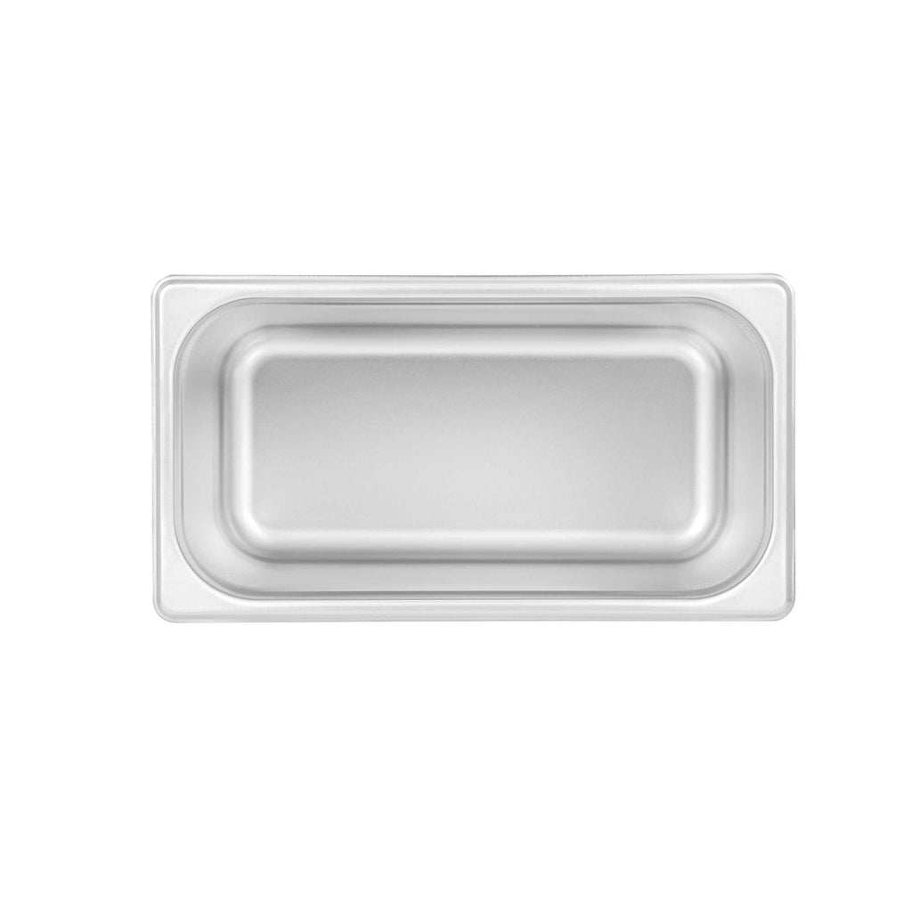 Kitchen Tek Stainless Steel 1/3 Size Steam Table Pan - 8 Inch Deep, Anti Jam, 24 Gauge - 1 count box