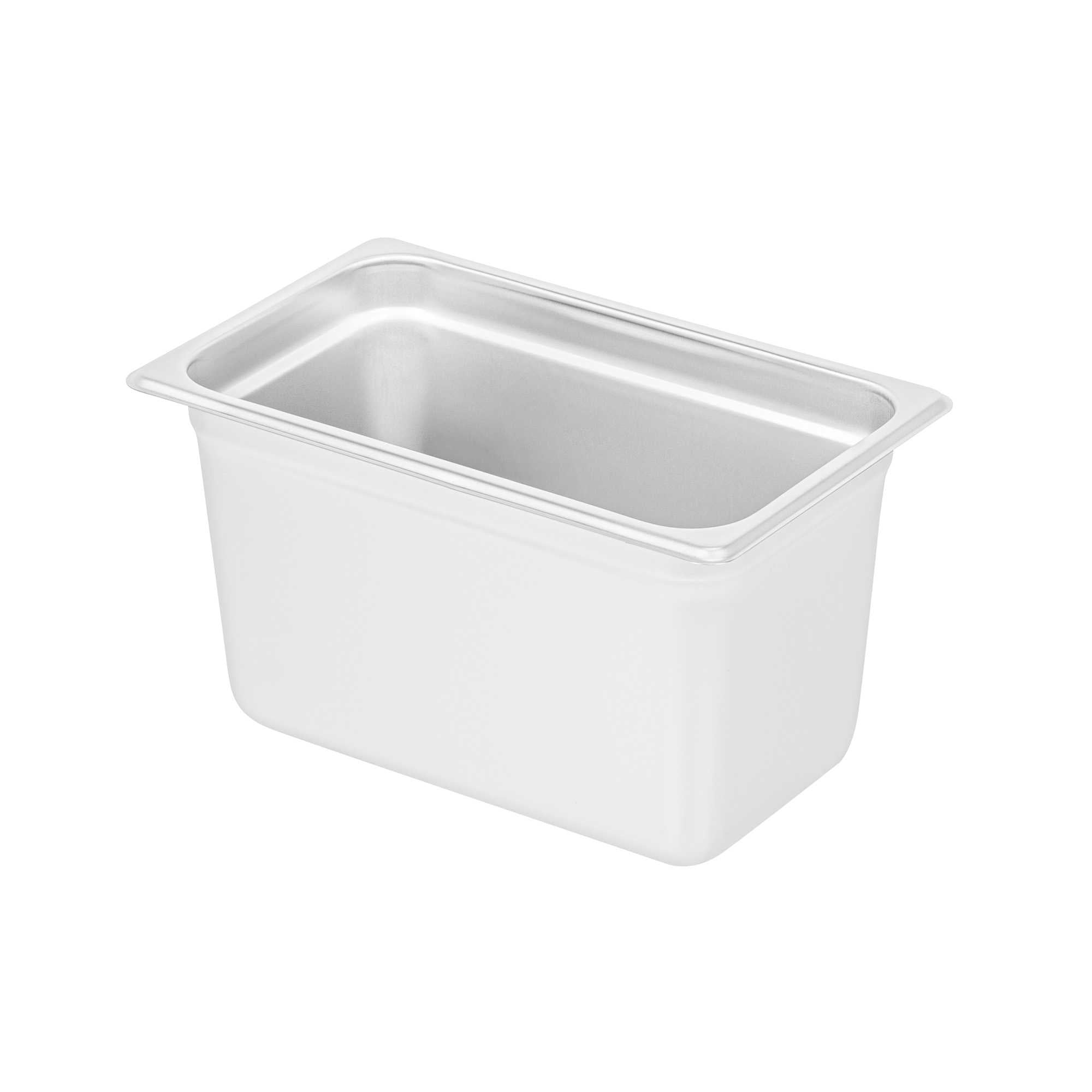 Kitchen Tek Stainless Steel 1/4 Size Steam Table Pan - 6 Inch Deep, Anti Jam, 24 Gauge - 1 count box