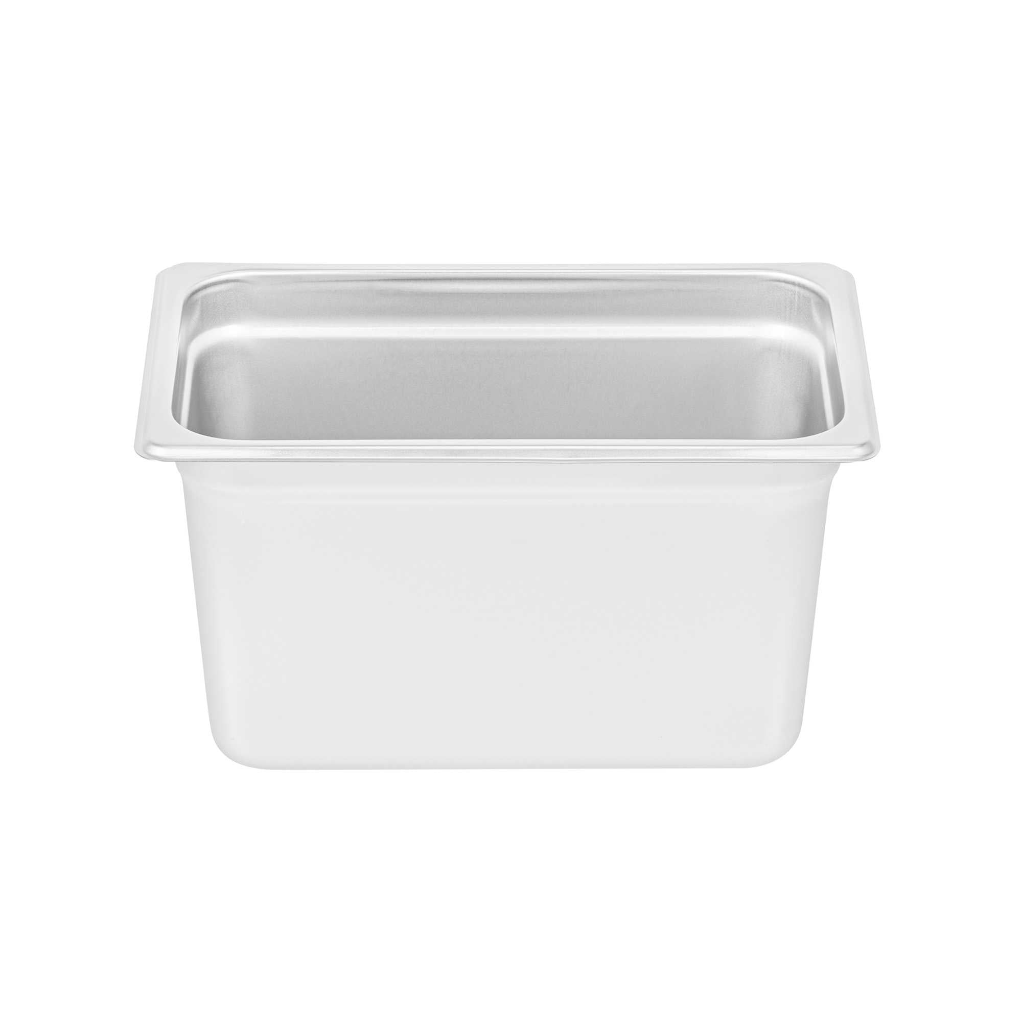 Kitchen Tek Stainless Steel 1/4 Size Steam Table Pan - 6 Inch Deep, Anti Jam, 24 Gauge - 1 count box