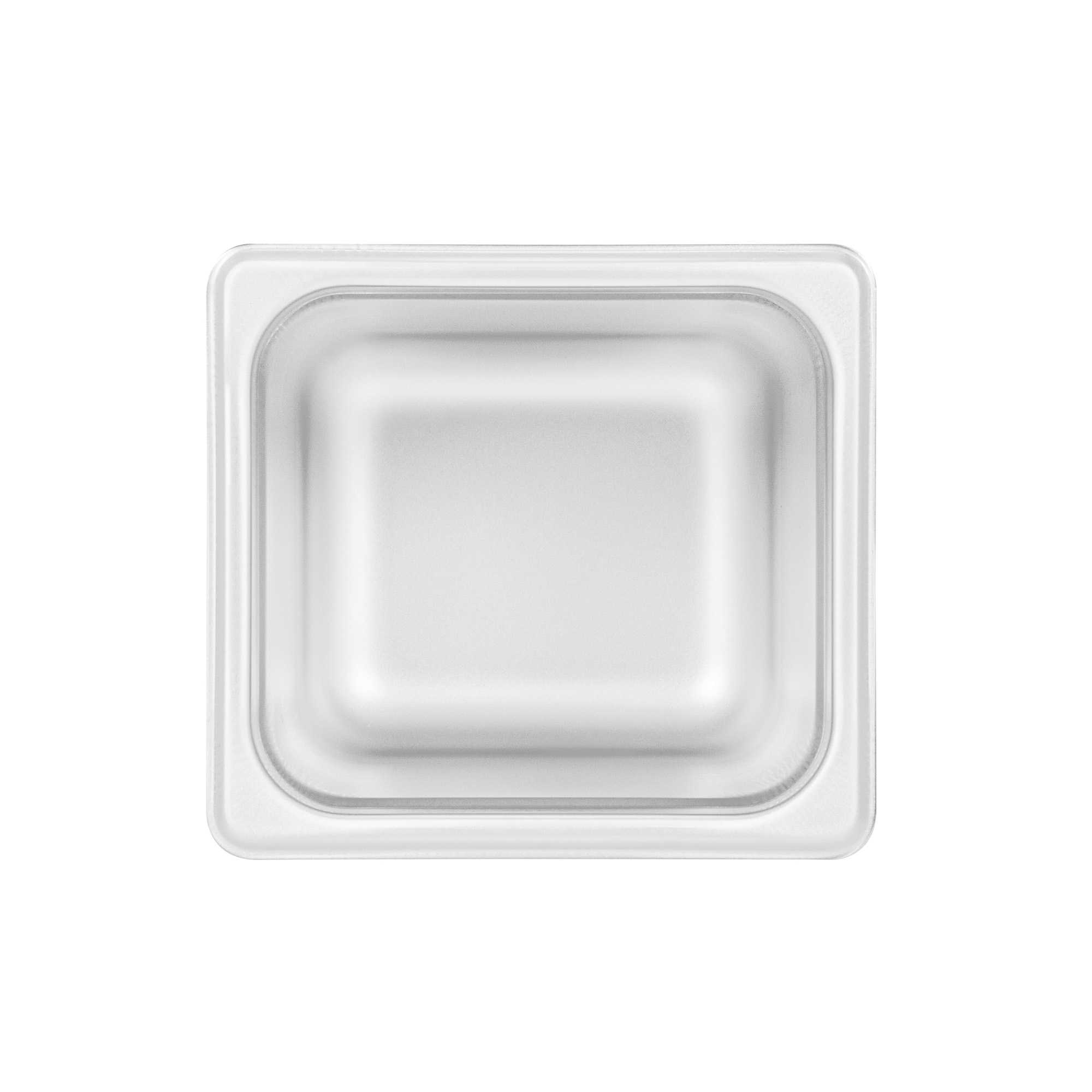 Kitchen Tek Stainless Steel 1/6 Size Steam Table Pan - 6 Inch Deep, Anti Jam, 24 Gauge - 1 count box