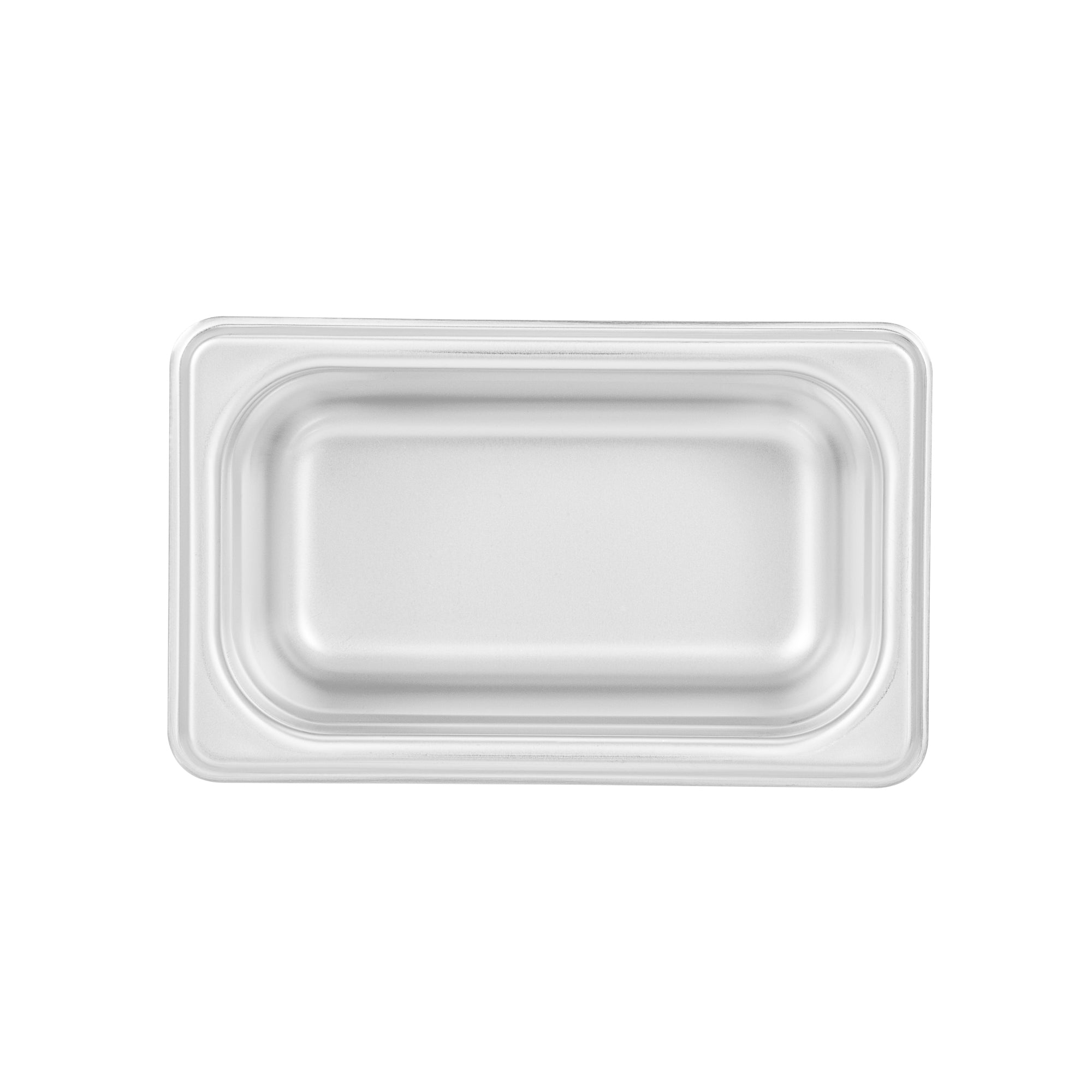 Kitchen Tek Stainless Steel 1/9 Size Steam Table Pan - 2 1/2 Inch Deep, Anti Jam, 24 Gauge - 12 count box
