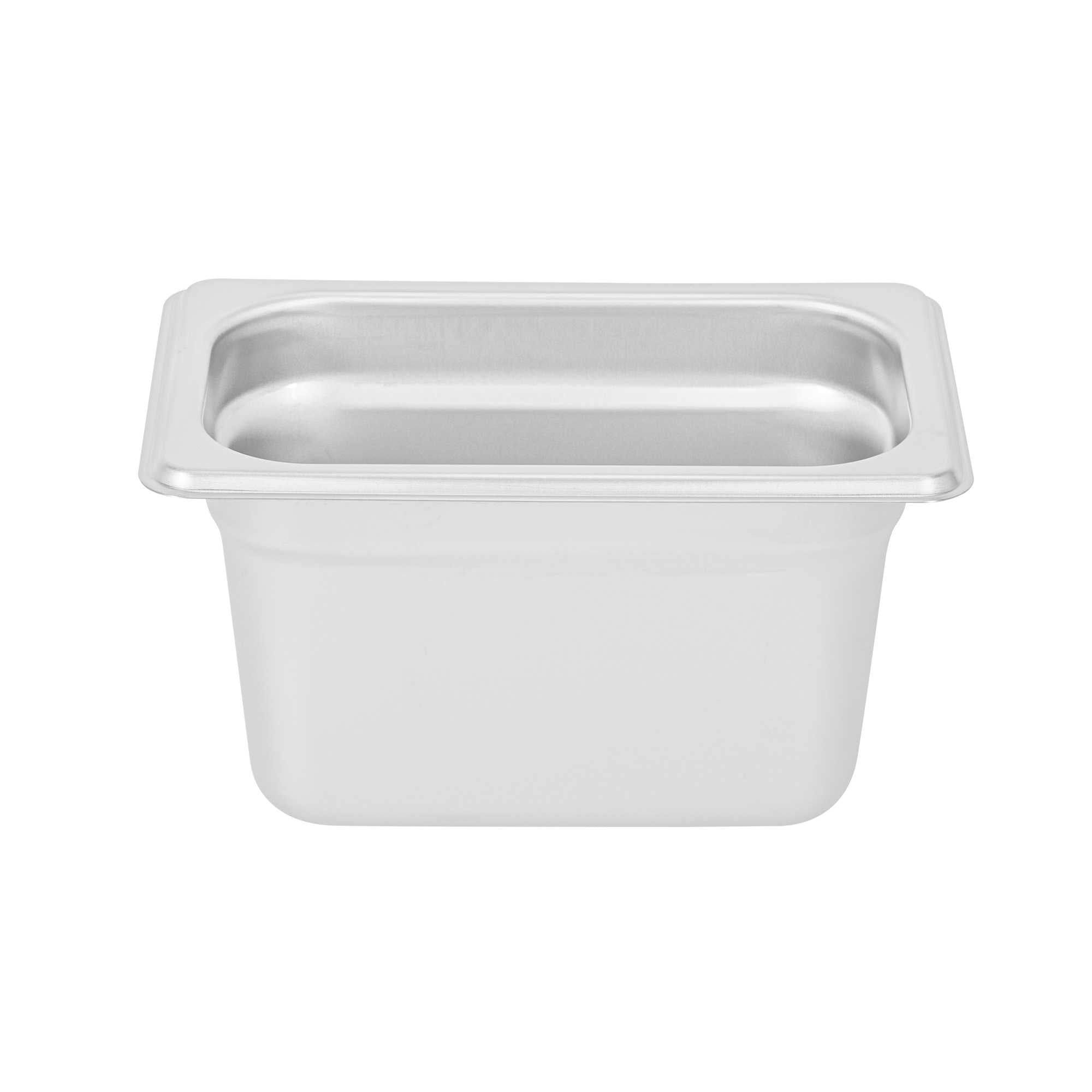 Kitchen Tek Stainless Steel 1/9 Size Steam Table Pan - 4 Inch Deep, Anti Jam, 24 Gauge - 1 count box