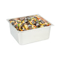 Kitchen Tek Stainless Steel 2/3 Size Steam Table Pan - 6 Inch Deep, Anti Jam, 24 Gauge - 6 count box