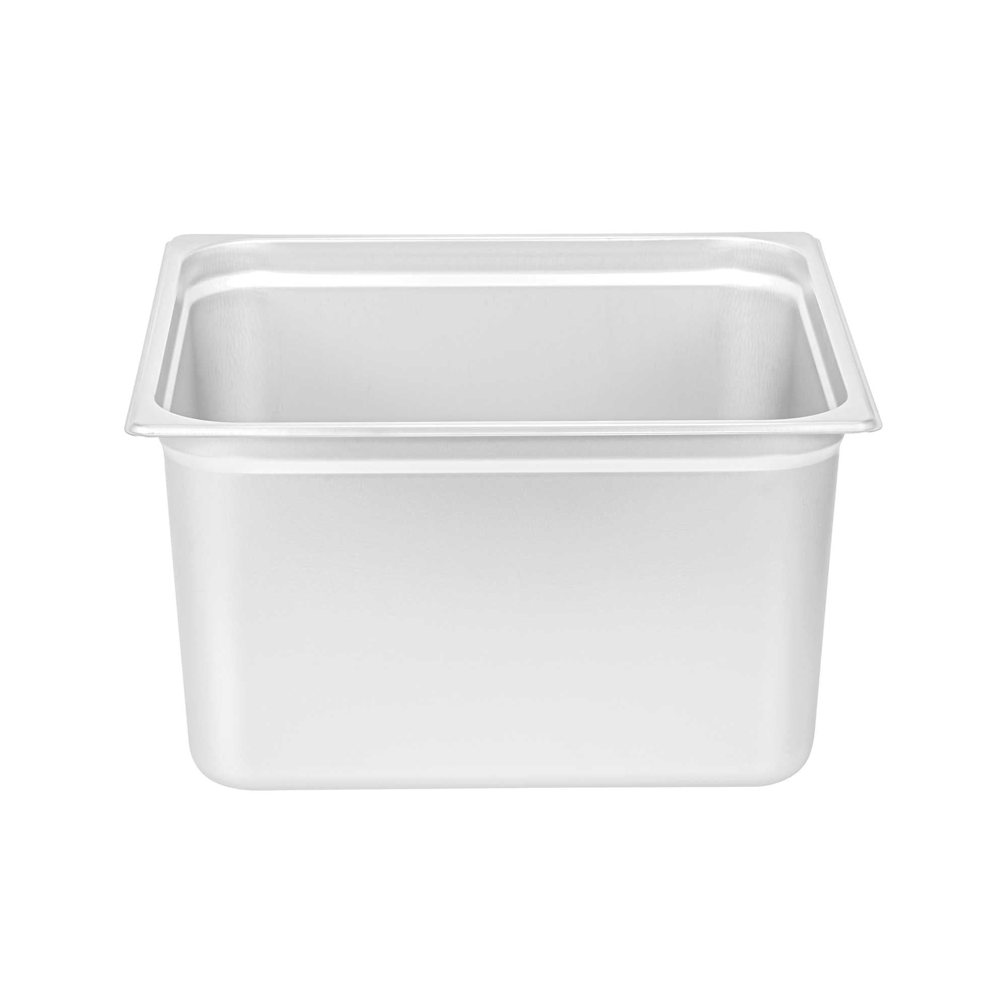Kitchen Tek Stainless Steel 2/3 Size Steam Table Pan - 8 Inch Deep, Anti Jam, 24 Gauge - 1 count box