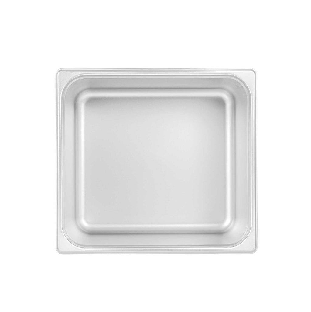Kitchen Tek Stainless Steel 2/3 Size Steam Table Pan - 8 Inch Deep, Anti Jam, 24 Gauge - 1 count box