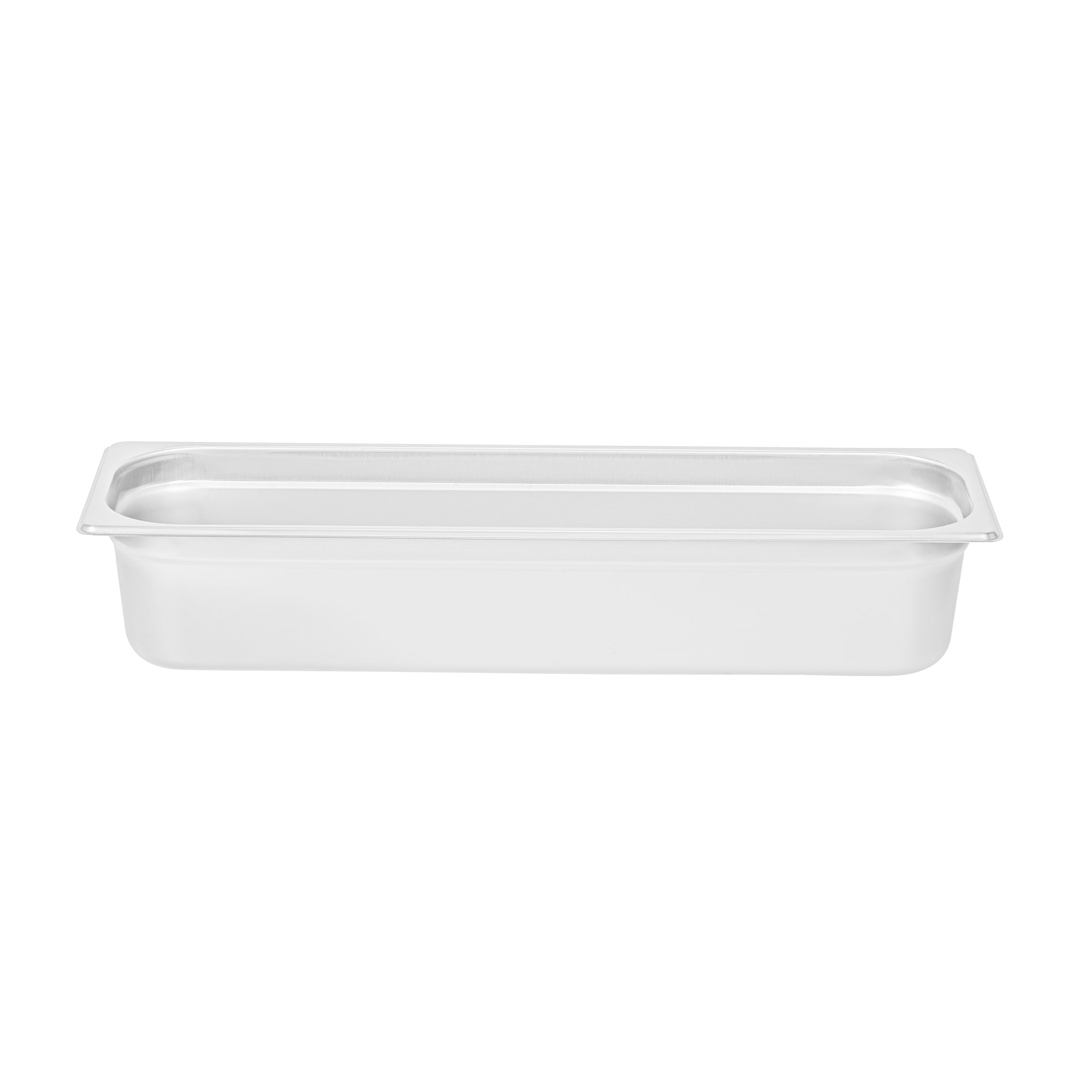 Kitchen Tek Stainless Steel 1/2 Size Long Steam Table Pan - 4 Inch Deep, Anti Jam, 24 Gauge - 6 count box