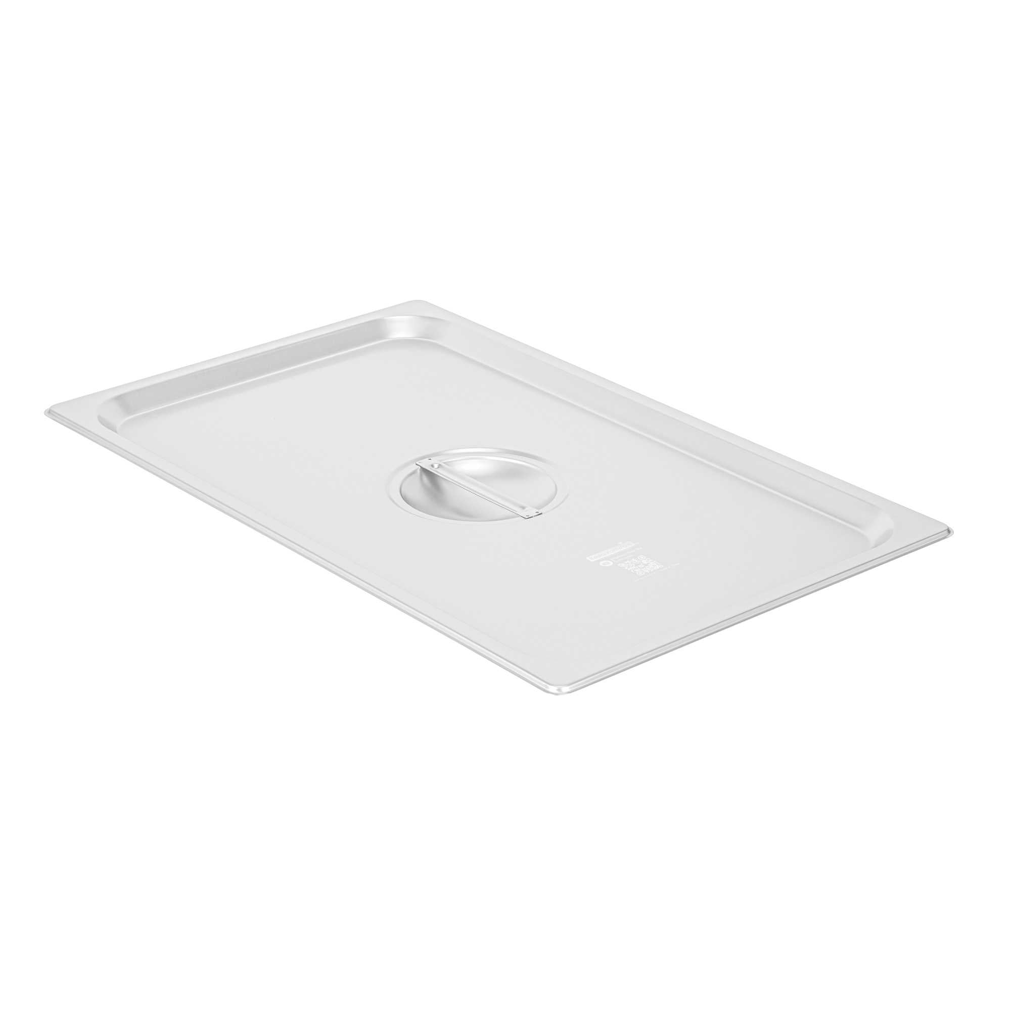 Kitchen Tek Stainless Steel Lid - Fits Full Size Steam Table Pan - 1 count box