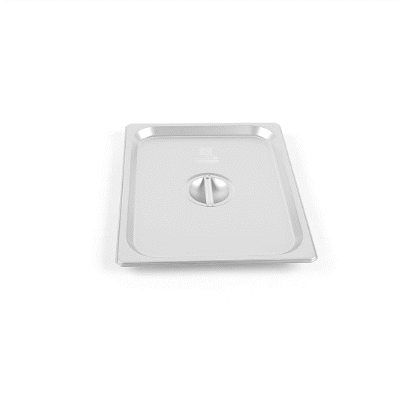 Kitchen Tek Stainless Steel Lid - Fits 1/2 Size Steam Table Pan - 1 count box