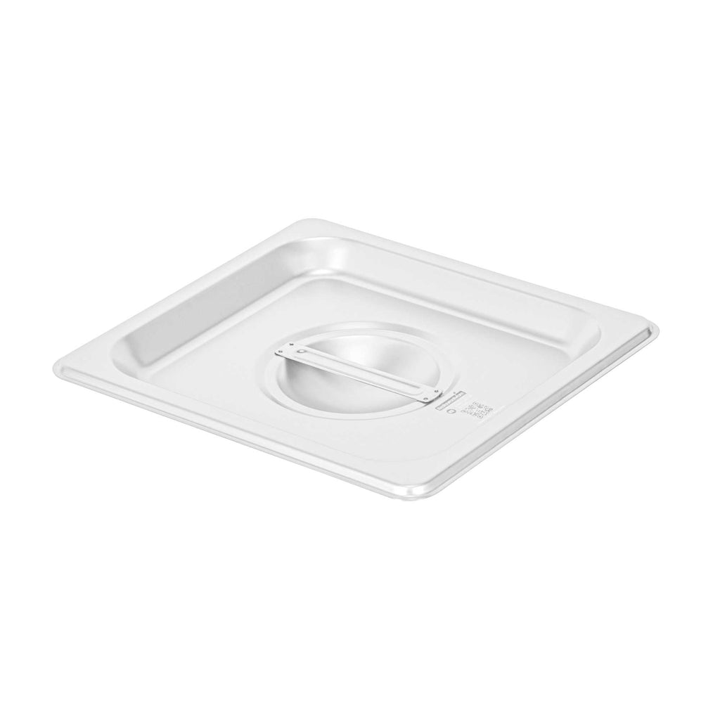 Kitchen Tek Stainless Steel Lid - Fits 1/6 Size Steam Table Pan - 1 count box