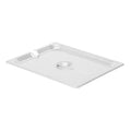 Kitchen Tek Stainless Steel Slotted Lid - Fits 1/2 Size Steam Table Pan - 12 count box