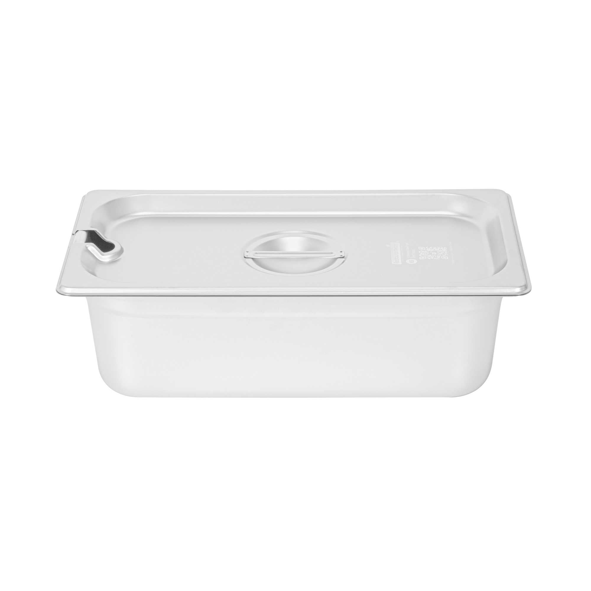Kitchen Tek Stainless Steel Slotted Lid - Fits 1/3 Size Steam Table Pan - 1 count box
