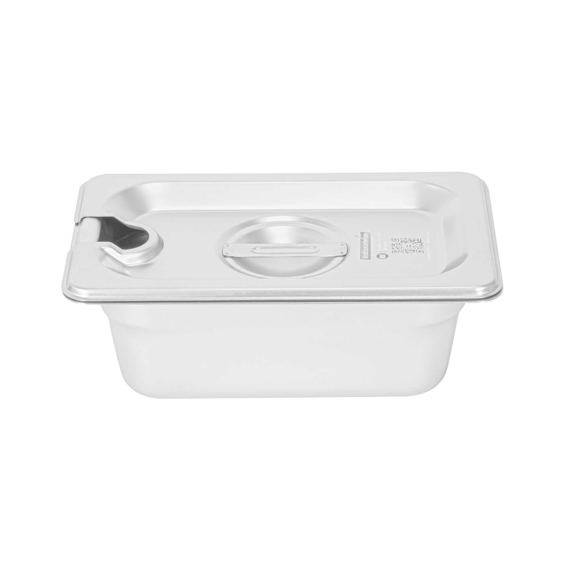 Kitchen Tek Stainless Steel Slotted Lid - Fits 1/9 Size Steam Table Pan - 1 count box