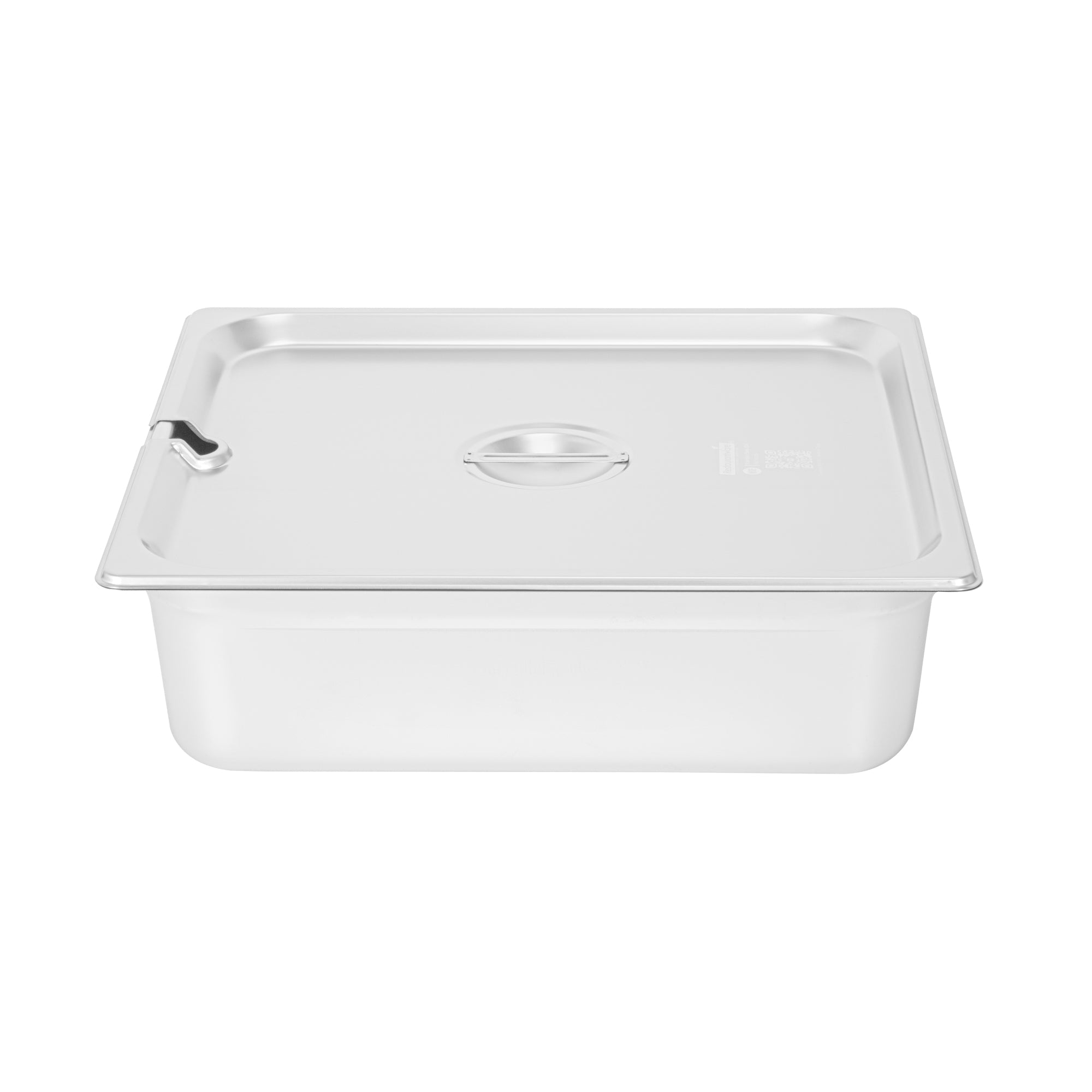 Kitchen Tek Stainless Steel Slotted Lid - Fits 2/3 Size Steam Table Pan - 12 count box