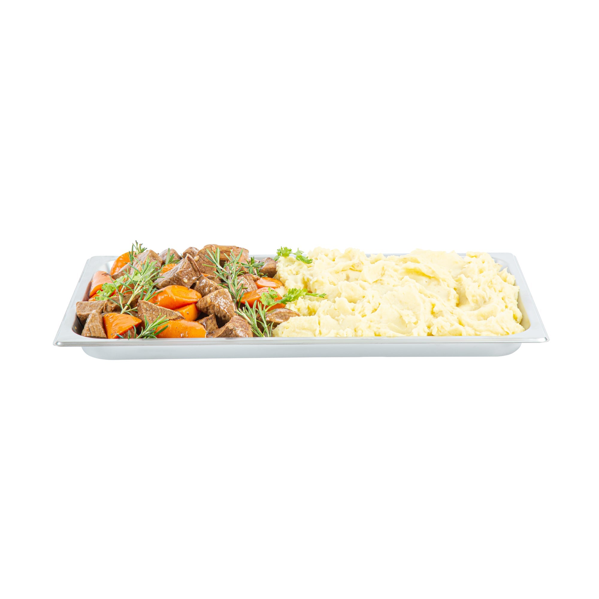 Kitchen Tek Stainless Steel Full Size Steam Table Pan - 1 1/4 Inch Deep, Perforated, Anti Jam, 24 Gauge - 12 count box