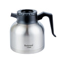 Restpresso 68 oz Insulated Coffee Carafe / Server - with Regular and Decaf Brew Thru Lids - 8 3/4" x 6 1/4" x 7" - 1 count box