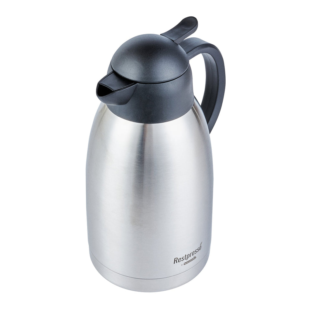 Restpresso 68 oz Vacuum Insulated Coffee Carafe / Server - 7 3/4" x 5 1/2" x 11" - 1 count box