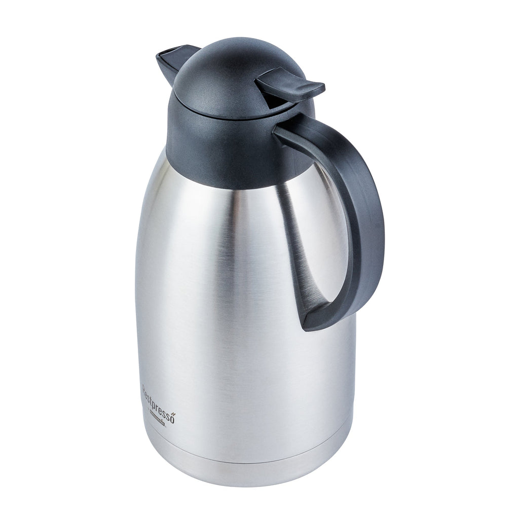 Restpresso 68 oz Vacuum Insulated Coffee Carafe / Server - 7 3/4" x 5 1/2" x 11" - 1 count box