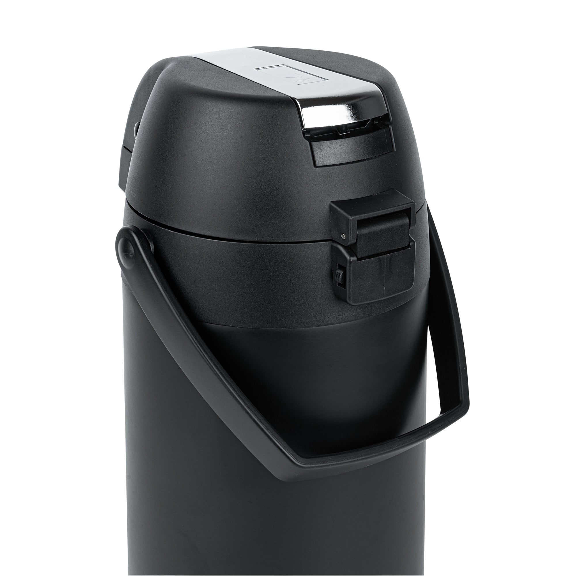 Restpresso 3L Black Vacuum Insulated Airpot Coffee Dispenser - Pump Lever, 12 hr Heat Retention - 1 count box